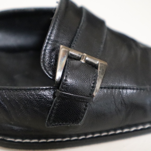 Hype black mules with buckle accent - Picture 4 of 5